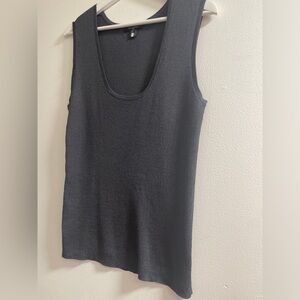 St. John Charcoal Gray Tank Top